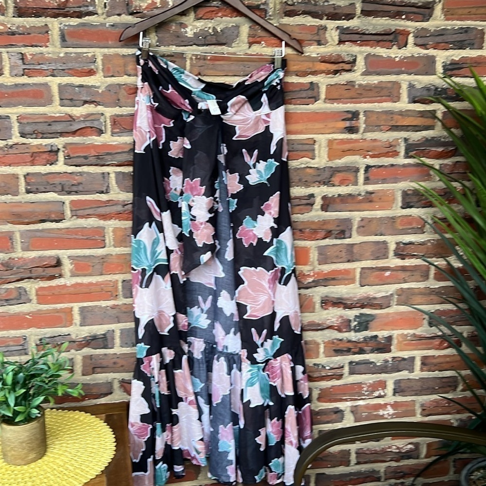 ÁNCORA Dressed to Swim Floral Maxi Skirt